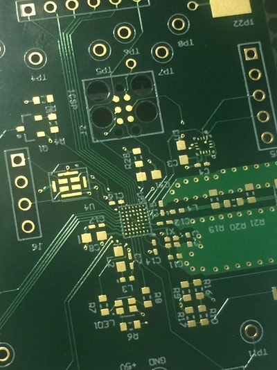 0.4mm pitch PCB,lasing drilling,via in pad.