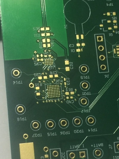 0.4mm pitch PCB,lasing drilling,via in pad.